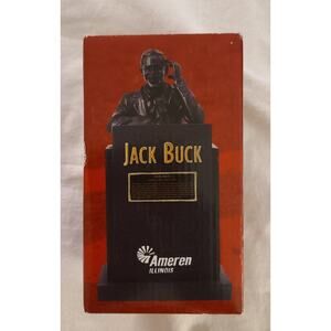 Jack Buck Statue Figurine St. Louis Cardinals MLB HOF Voice Chip Original Box